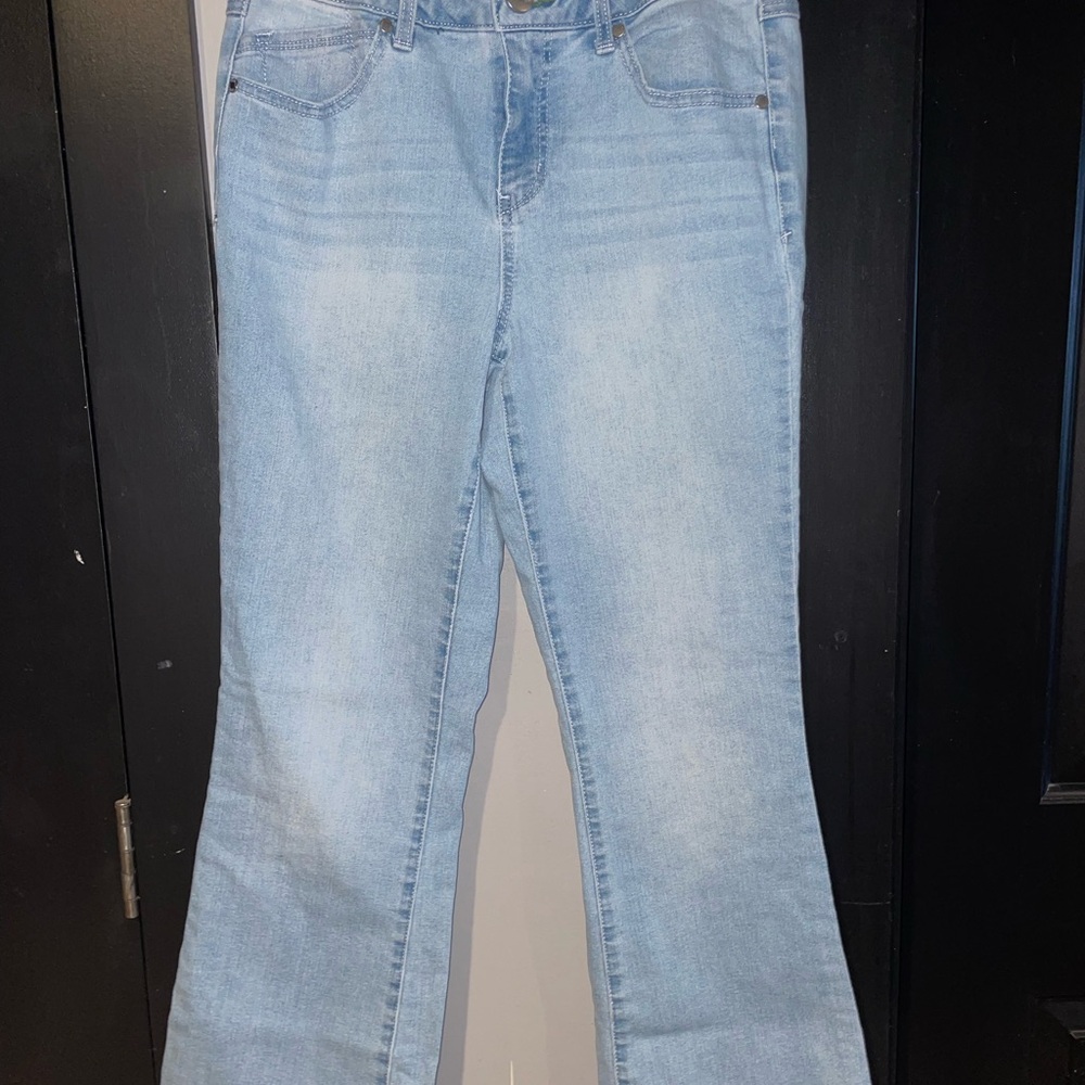 1822 Denim Light Blue Flare Jeans